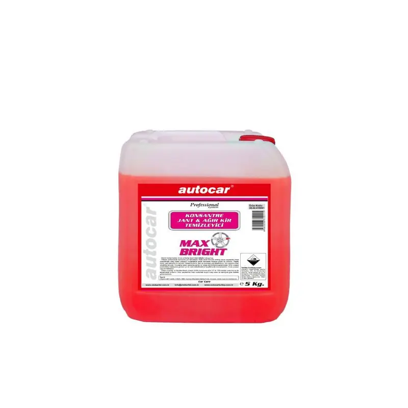 5KG MAX BRIGHT KONSANTRE JANT VE AĞIR KİRLİ YÜZEY TEMİZLEYİCİ 1/3-1/15