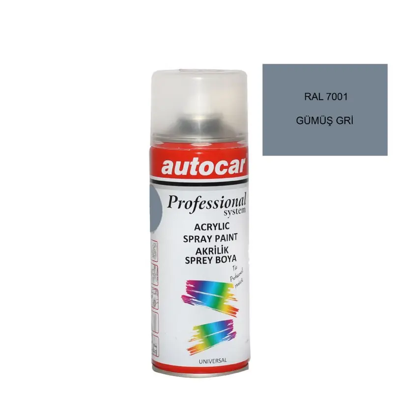 RAL 7001 GÜMÜŞ GRİ ACRYLIC SPREY BOYA 400 ML -SILVER GRAY