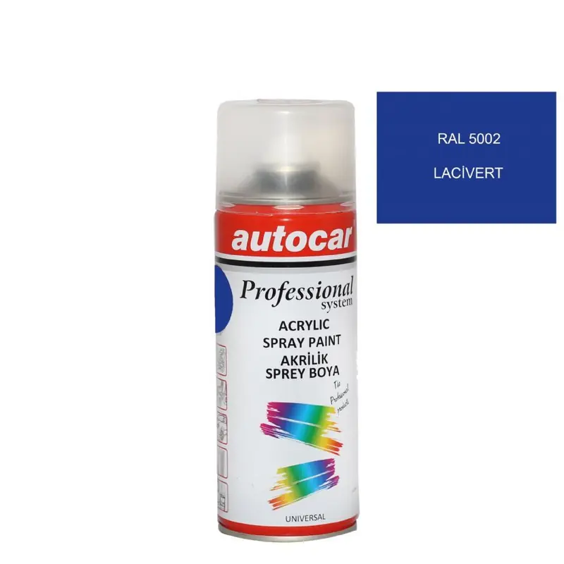 RAL 5002 LACİVERT ACRYLIC SPREY BOYA 400 ML -ULTRAMARİNE BLUE